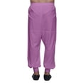 thumbnail image 3 of Atasi Mens Elastic Ethnic Wear Bottom Pant Readymade Solid Rayon Harem Pajama, 3 of 5