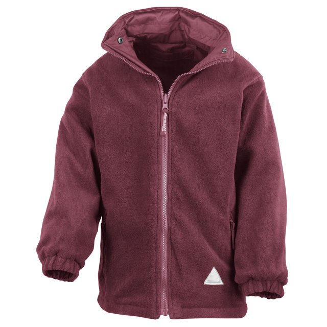 Result Boys/Girls Reversible Storm Stuff Anti Pilling Fleece Waterproof Jacket