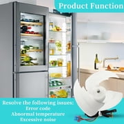 EAU63103301 ODM-033F-5B71 Refrigerator Condenser Fan Motor Assembly for LG Kenmore, Replaces EAU63103302,EAU64843805,EAU62863101, EAU62863103,EAU63105202 AP6235485, 4509126