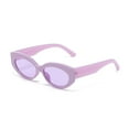 thumbnail image 2 of Weikingp Sunglasses Womens Women Fashion Street Shot Glasses Pc Frame Sunglasses Sunglasses Men Womens Sunglasses (Clearance) Purple Plastic, 2 of 4