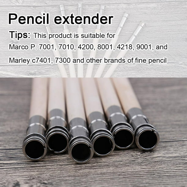 Extensor de lápiz de una sola cabeza de madera Sketch School Office Art Write Tool