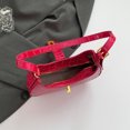 thumbnail image 2 of Bolso Hombro Cuero PU Lindo Axila para Mujer Mano (rosa) Rojo, 2 of 9