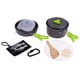 thumbnail image 2 of Aluminio Camping Lío Kit Utensilios de Cocina Cubiertos Plegable Olla Sartén Verde, 2 of 9