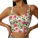 thumbnail image 1 of Balery Rose Flowers Sujetadores deportivos con espalda cruzada para mujer, acolchados, sin costuras, de alto impacto, ideales para yoga, gimnasio, entrenamiento y fitness.-X-Large, 1 of 8