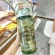 thumbnail image 1 of Botella de agua, botella de agua grande 2 Botella de agua para gimnasio Botella de agua grande con pajita Creada magistralmente, 1 of 1