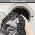 thumbnail image 6 of Ethnic Dog Crate Cover, Antique Modern Geometric Motif with Royal Victorian Irish Damask Effects, Easy to Use Pet Kennel Cover for Dogs, 35" x 23" x 27", Charcoal Grey Black, by Ambesonne, 6 of 6