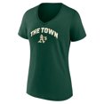 thumbnail image 2 of Women's Green Athletics Hometown Hella Good V-Neck T-Shirt, 2 of 3