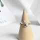 thumbnail image 2 of Anillo De Abrazo De Pareja, Anillo De Abrazo De Amor De Plata De Ley 925, Anillo Abierto Ajustable Retro, Regalo Para Mujer, Madre, Esposa, Novia, Amante Noticed AP007441-02, 2 of 6