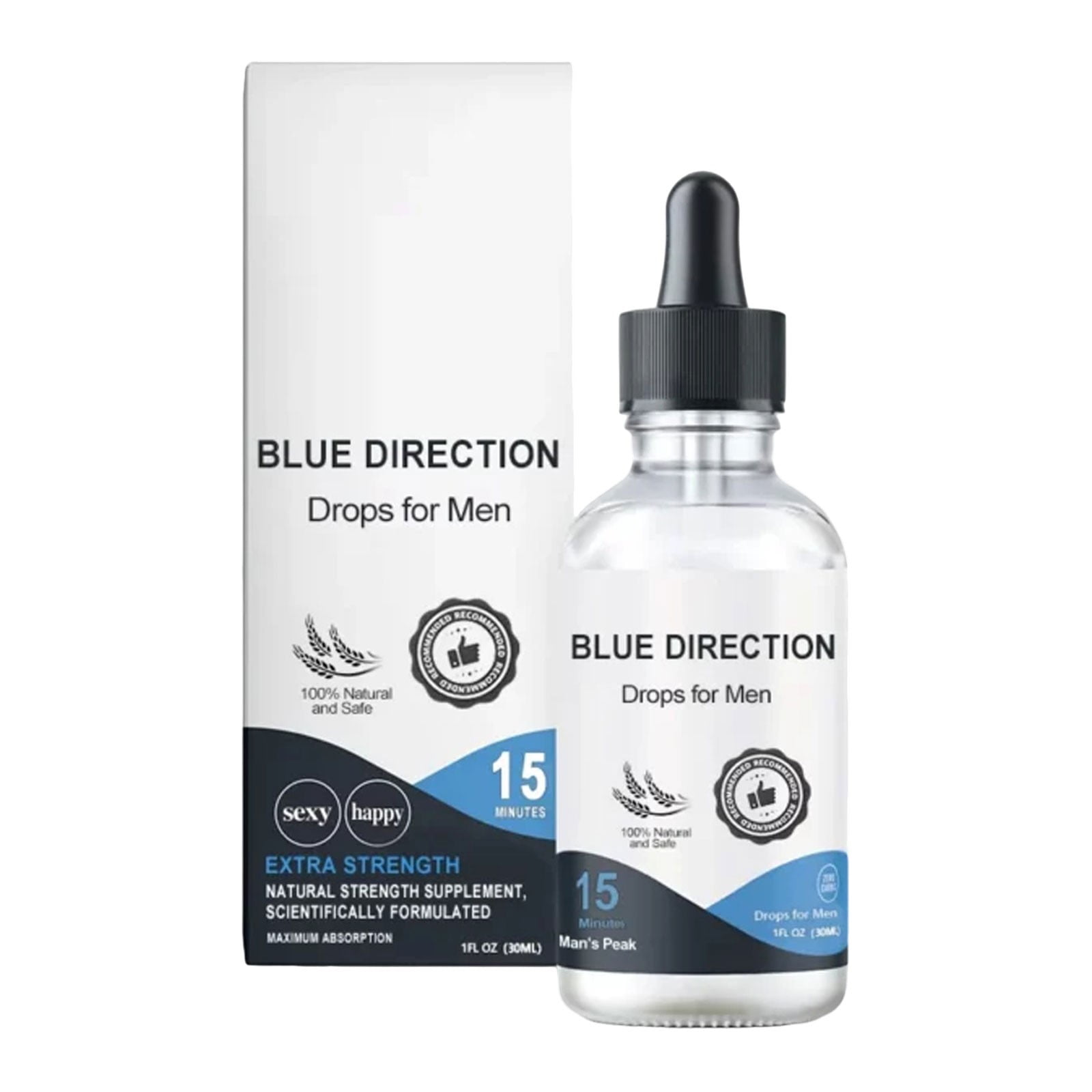 1PC Men's Drop Body Care Oil Physical Stress Discomfort And Fatigue Enhances Body Relaxation And Health Care Solution 30ml