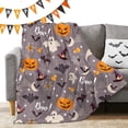 thumbnail image 1 of Titaking Cozy Halloween Blanket Soft & Stylish Throw Blanket - Fall Essential(Style A,100X150), 1 of 5