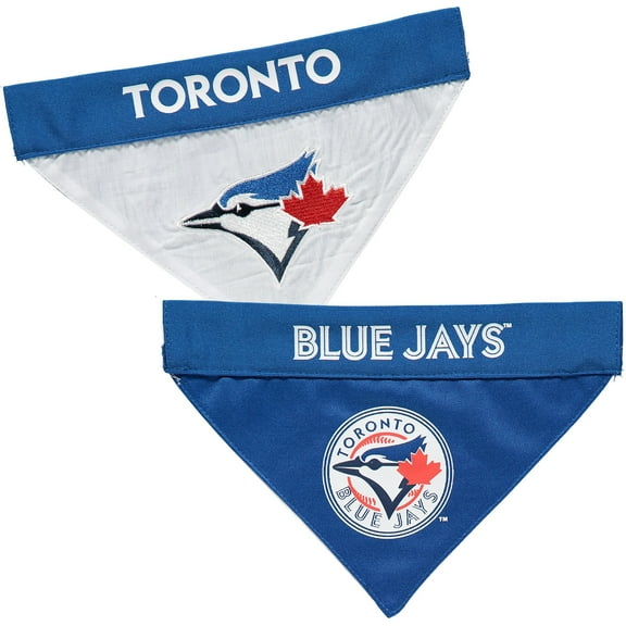 Toronto Blue Jays Reversible Bandana Pet Collar - Royal/White