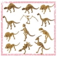 thumbnail image 1 of 12pcs Dinosaur Fossil Skeleton Simulation Durable 12 Pattern Educational Toy for Boys Children, 1 of 6