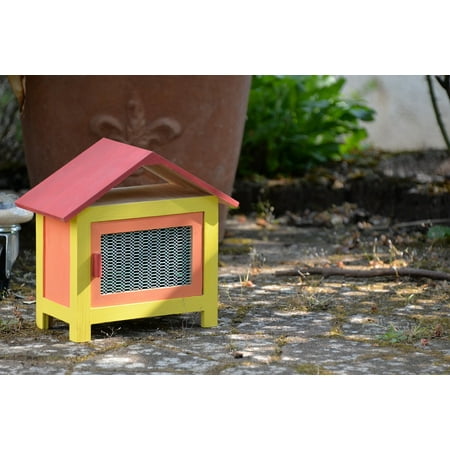 - LAMINATED POSTER Home Easter Rabbit Hutch Garden Shed Deco Cottage Poster Print 24 x 36