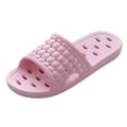 thumbnail image 2 of ZTTD Shower Shoes Non Slip Bathroom Slippers for Men Women Dorm Home Slides Pink, 2 of 5