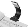 thumbnail image 1 of Lámpara de libro con clip, lámpara de lectura LED recargable por USB, lámpara de cama para ojos, atenuación flexible de 4 niveles, 1 of 4