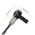 thumbnail image 3 of Compact Handheld Car Vacuum Cleaner, USB Rechargeable Cordless Mini Auto & Home Cleaning Tool, Strong Suction for Pet Hair, Dust, Dirt, Portable High Power Device, 3 of 8