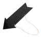 thumbnail image 1 of Black Acrylic Hanging Sign Board for Directional Guidance, 1 of 5