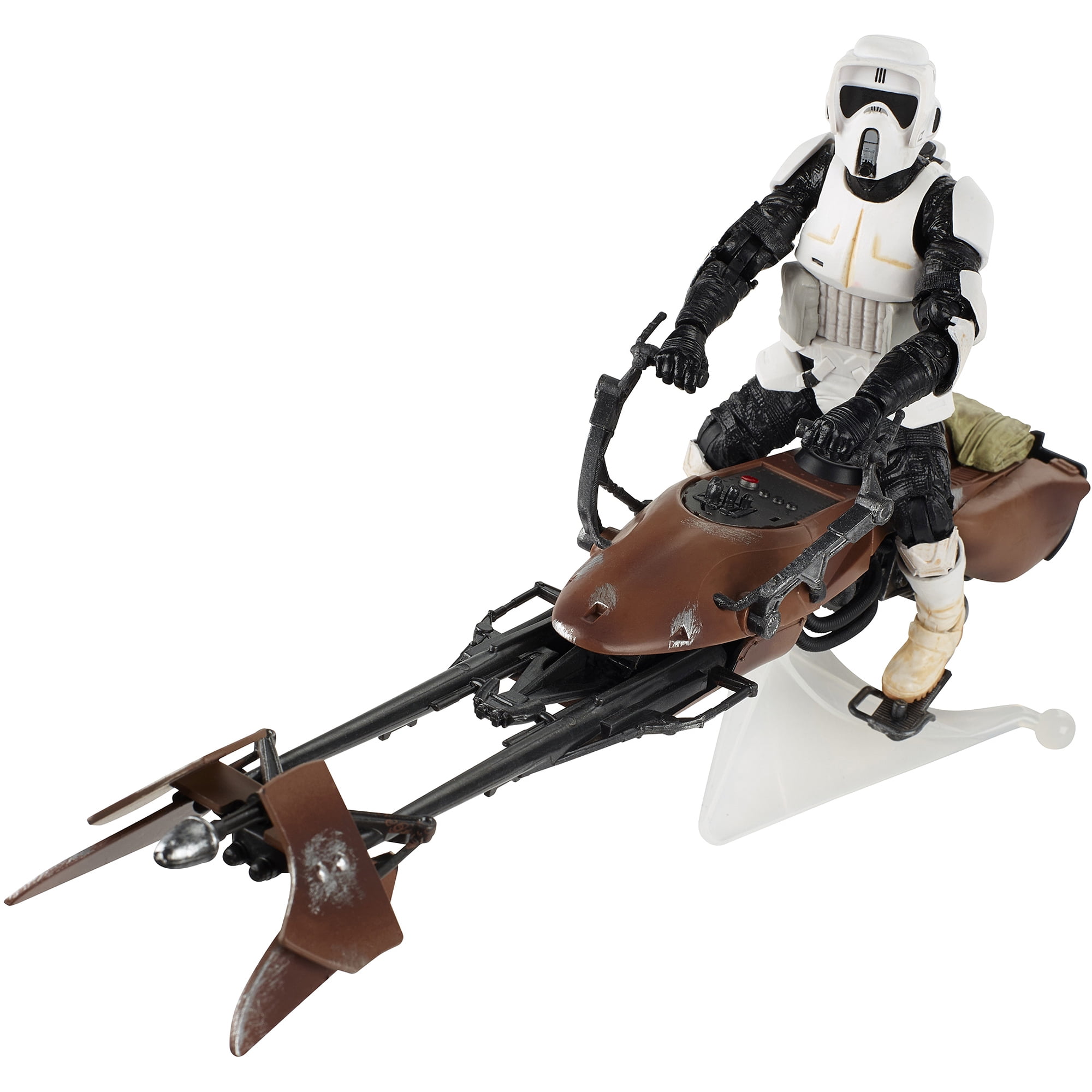 Hasbro Star Wars The Black Series Speeder Bike Vehicle With Biker Scout Action Figure for sale online