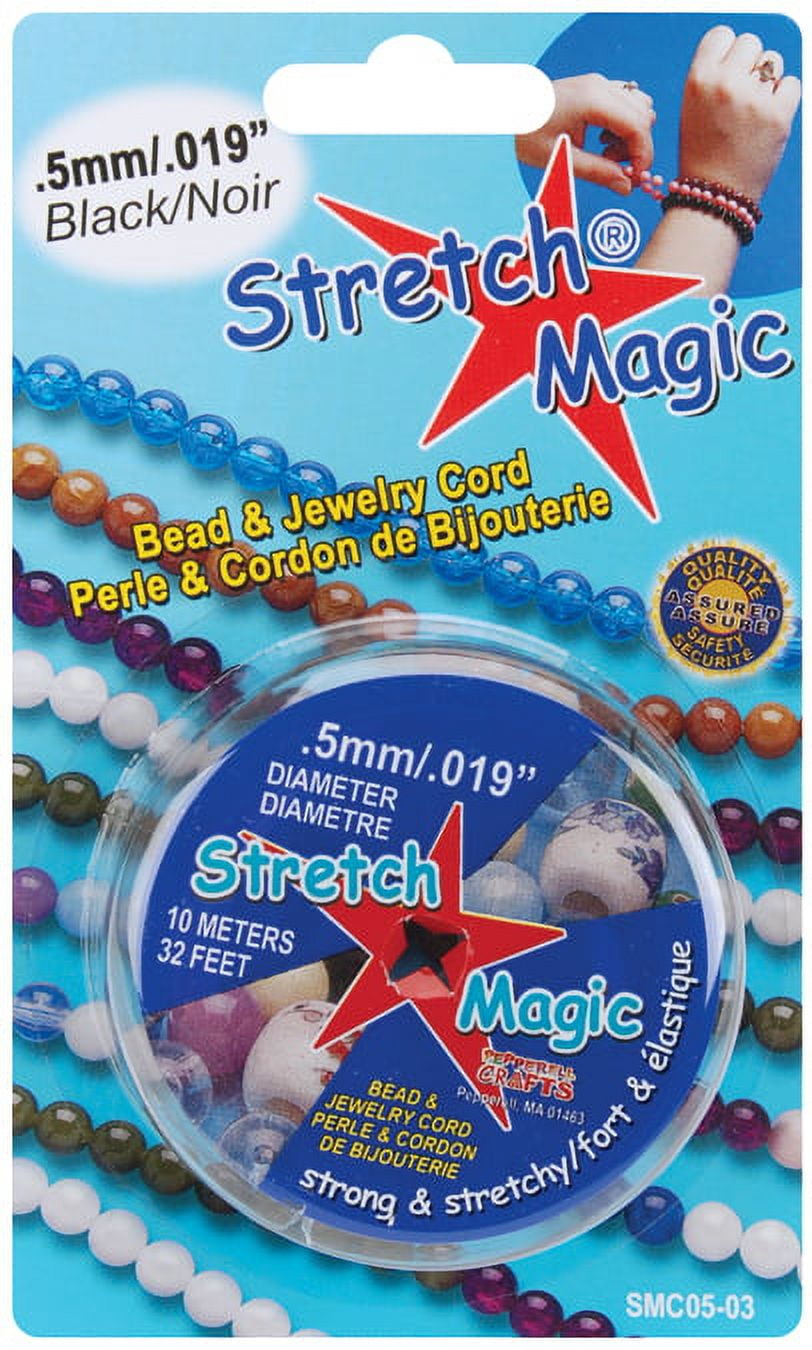 Clear Stretch Magic Bead & Jewelry Cord.5mm 10 Meters/Pkg • Price »