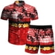 thumbnail image 5 of Conjuntos de Tops Para Hombre Camisas Informales Conjuntos de Blusas Cárdigan Con Botones de Cobertura Conjunto de Pantalones de Playa de Manga Corta Con Estampado de Cobertura Odeerbi ODB152164, 5 of 5