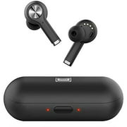 Bluetooth Headset 5.0, Waterproof Noise Reduction Mini Headphone/Intelligent Multi-Language Translator Function/440Mah Charging Cabin for iPhone Samsung Android (Black)