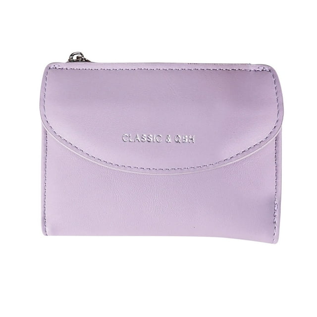 Women's Wallet, Double-Layer Zipper Card Holder, Small Accordion Multi-Card Slot Coin Purse