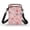 Paw Print Snowflakes, variant on HELLHERO White Tiger Pattern Sling Bag for Adults Double Zipper Women Messenger Bag Polyester Double Deck