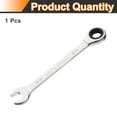 thumbnail image 3 of Uxcell 12-Point Ratcheting Combination Wrench 9/16 Inch 72-Teeth 45# Carbon Steel, 3 of 7