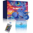 thumbnail image 1 of Luz de noche de motocicleta para niños, lámpara de ilusión 3D, 16 colores cambiantes con control remoto, decoración de habitación, regalos para niños, niñas y niños, 1 of 7