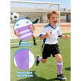 thumbnail image 4 of Glooarm Medias de fútbol para niños, 3 pares, algodón, hasta la rodilla, 4 of 6