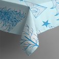 thumbnail image 4 of Christmas Rectangle Tablecloths Christmas Trees Table Cloths 60x102inch Polyester Washable Foldable and Durable Tablecloths for Weddings Banquets or Restaurants, 4 of 5