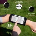 thumbnail image 6 of Pro Athletics QB Playbook Wristband. Football Quarterback Play Wristbands for Adult. Wrist Coach for All Sports with 3 Compartments. 1 Pack Black, 6 of 6