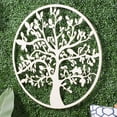 thumbnail image 5 of SAFAVIEH Tree of Life 31.5 in Round Wall Art, White, 5 of 5