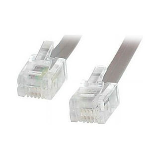 15cm de câble RJ11 doubleur (1 x RJ11-M > 2 x RJ11-H) - Cablematic