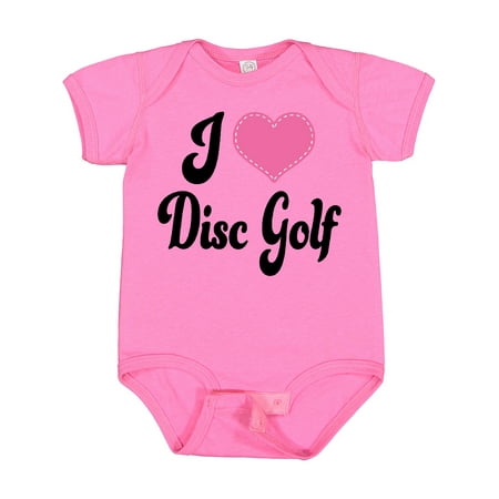 

Inktastic I Love Disc Golf Gift Baby Boy or Baby Girl Bodysuit