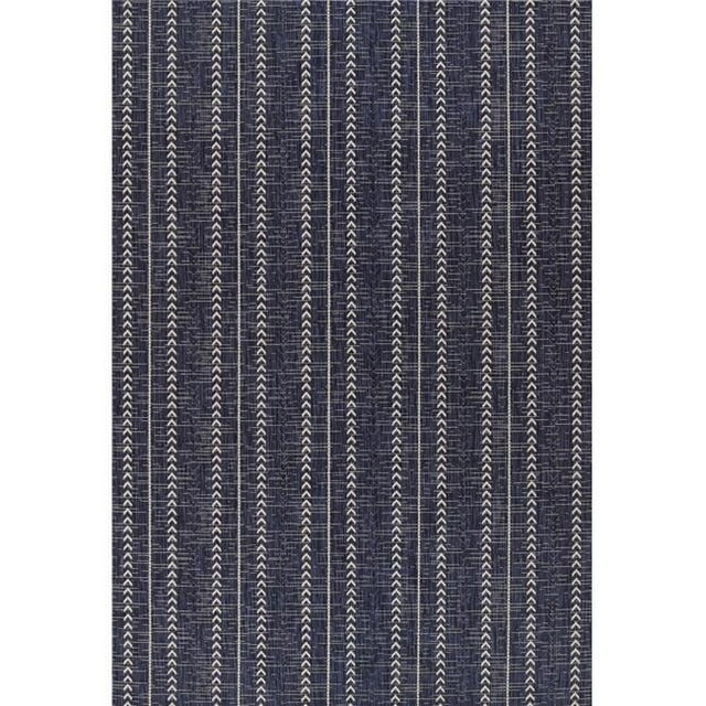 Momeni RIVRARV-06NVY6690 6 ft. 6 in. x 9 ft. Riviera Machine Made Transitional Rectangle Area Rug, Navy