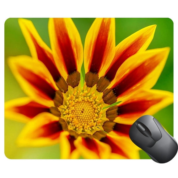 POPCreation Yellow Gazania flower close up Mouse pads Gaming Mouse Pad 9.84x7.87 inches