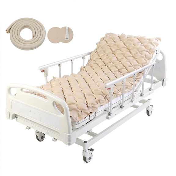 Alternating Air Pressure Mattress Pad Replacement - Hospital & Home Mattress Topper with Waterproof Inflatable Ulcer Cushion Pad only Mattress only Mattress