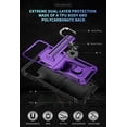 thumbnail image 5 of for Samsung Galaxy Z Flip 4 Case, Galaxy Z Flip 3 Case with Hinge Protection and 360°Rotate Ring Magnetic Kickstand Heavy Duty Protective Case for Samsung Galaxy Z Flip 3/4 Phone (Purple), 5 of 7