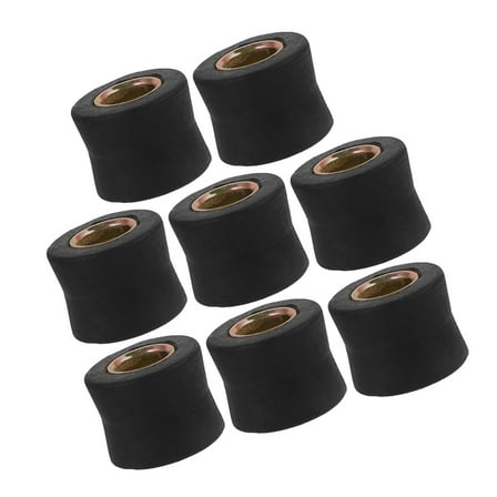 Phenofice Dirt Bike Rear Shock Rubber Bushing Set, 8 Pieces, Black Replacement Parts for Off-Road Motorcycles