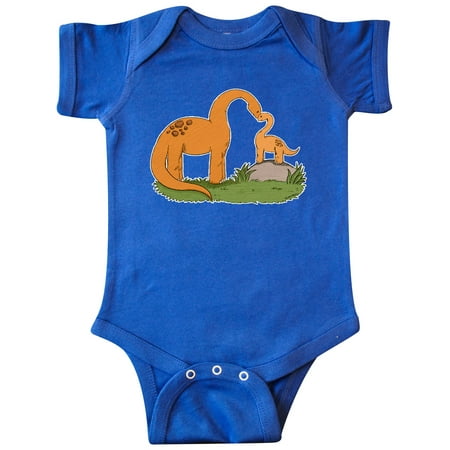 

Inktastic Cute Heart Brontosaurus Family Gift Baby Boy or Baby Girl Bodysuit