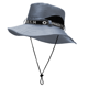 thumbnail image 1 of Sombrero para el sol, sombrero impermeable de ala ancha con protección UV, sombrero Boonie para pesca, senderismo, jardín, playa, 1 of 5