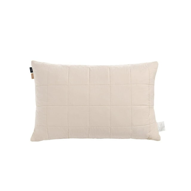 Almohada Luuna Origins Latex, Hipoalergénica de Origen Natural, Termorreguladora, Latex, Lana y Algodón, Tamaño Estándar beige Estándar