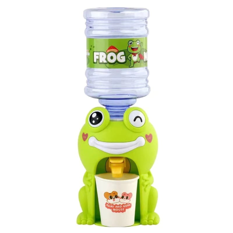 Mini Water Dispenser Easy to Use Cartoon Drinking Fountain Animal Shape
