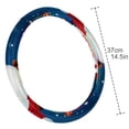 thumbnail image 4 of Santa Claus 14.5 Inch Printing PVC Leather Car Wheel Cover Steering Wheel Cover Auto Accessories, 4 of 6