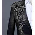 thumbnail image 5 of Men's 2-Piece Formal Suit with Embroidered Blazer and Pants for Wedding or Prom Events, 5 of 5