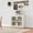 2 Silk-Screened Doors | Suxiangtong, variant on Modern Sideboard Buffet Cabinet, Multi-Purpose Storage for Kitchen, Dining Room or Living Room – Wood Coffee Bar Console