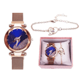 thumbnail image 1 of Reloj Magnético Malubero De Moda Casual Pulsera Lujoso y elegante Azul, 1 of 3
