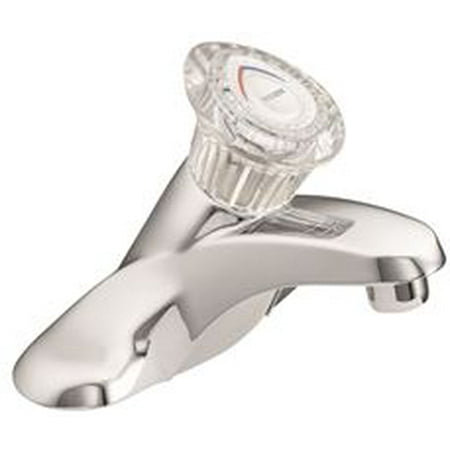 - Moen Chateau Bathroom Faucet, Single Handle, Chrome, Lead Free, 1.2 Gpm, Ca Compliant