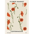 thumbnail image 2 of NKTN 18x24 Gold Ornate Wood Framed with Double Matting Museum Art Print Titled - Flower Market Copenhagen, 2 of 4